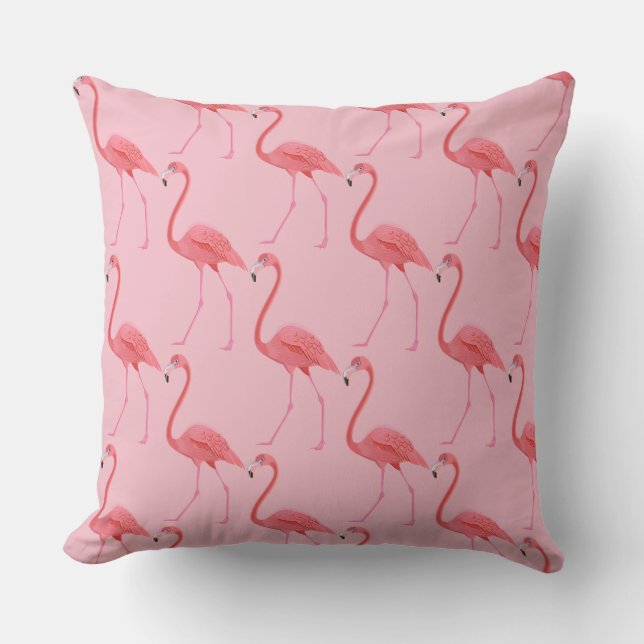 Utomhus Dekorativ kudde-Flamingos Kudde (Framsida)