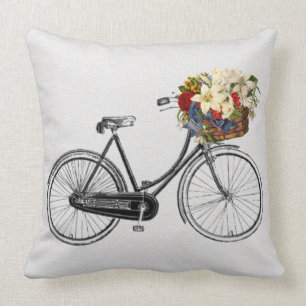 utomhus- eller inomhus cykelcykelblommor kudde
