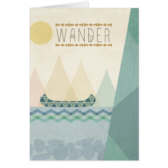 Utomhus- Geo III | irrar Hälsningskort (Framsidan)