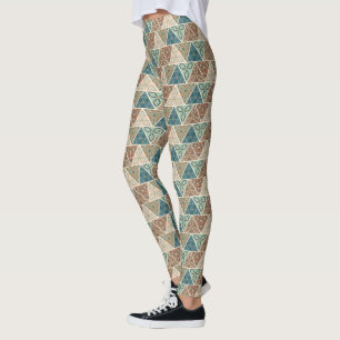 Utomhus- Geo kliver det geometriska mönster Leggings