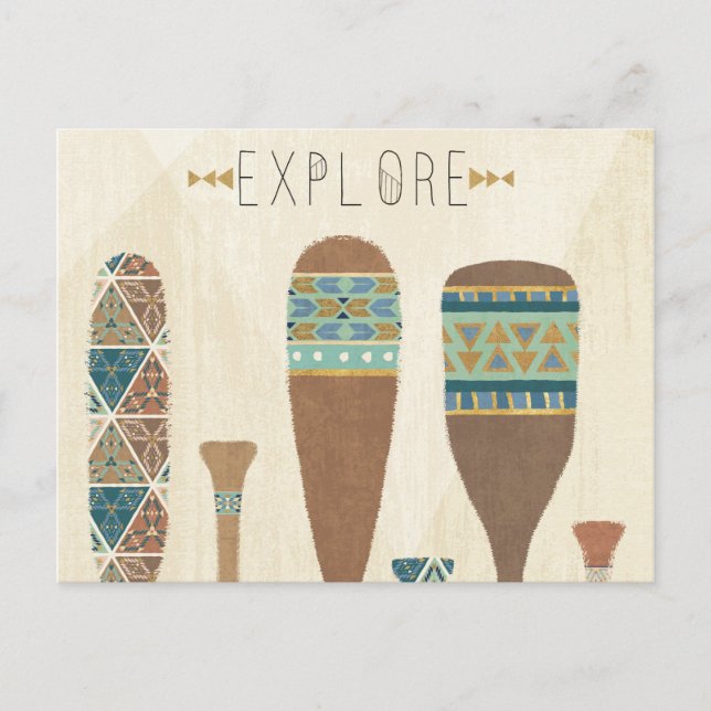 Utomhus- Geo VII | undersöker Vykort (Framsida)