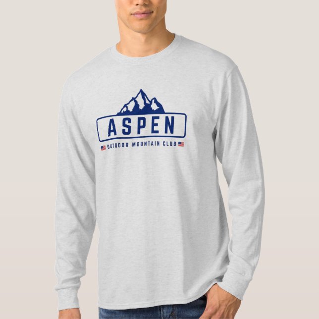 Utomhus i aspen t shirt (Framsida)
