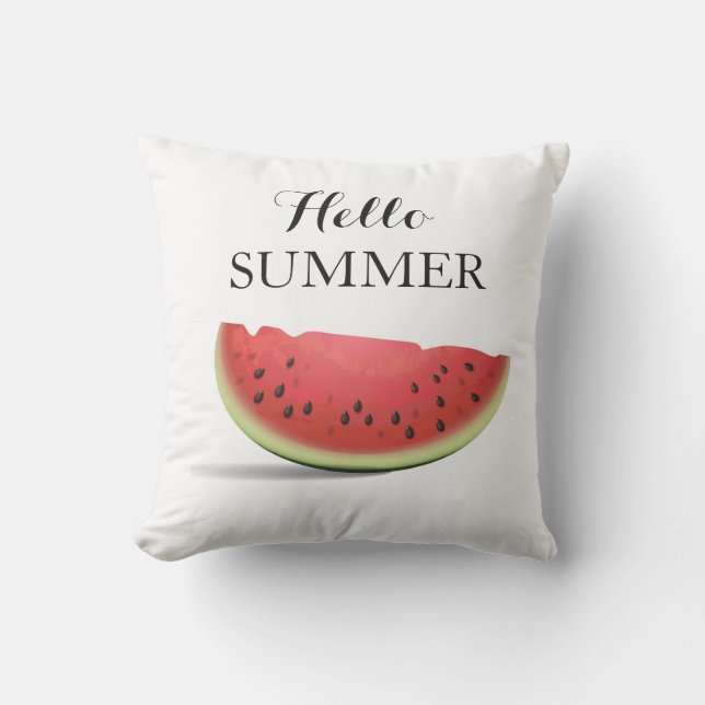 Utomhus kastkudde - Hej sommar kastkudde Kudde (Framsida)