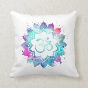 *~* Utomhus Om Symbol Lotusblomma Mandala Kudde