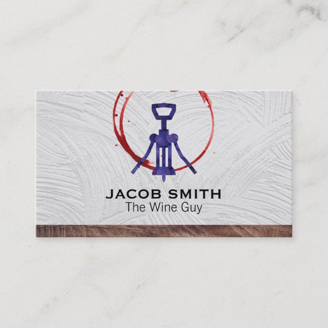 Utomhus | VIN | Trä Trim | Maskiner Visitkort (Framsida)