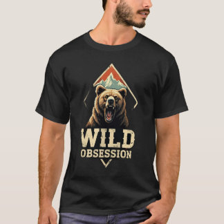 Utomhusäventyr för vilda sporter Björn T Shirt