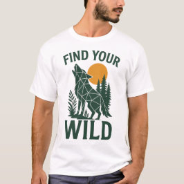 Utomhusäventyr Naturdesign T Shirt
