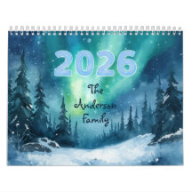 Utomhusäventyrs fotokalender för familjen 2026