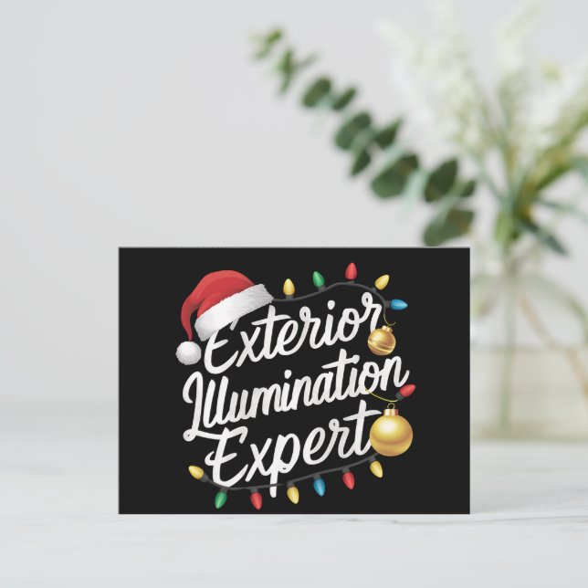 Utomhusbelysning Expert Julbelysning Dekor Helg Vykort (Stående Fram)