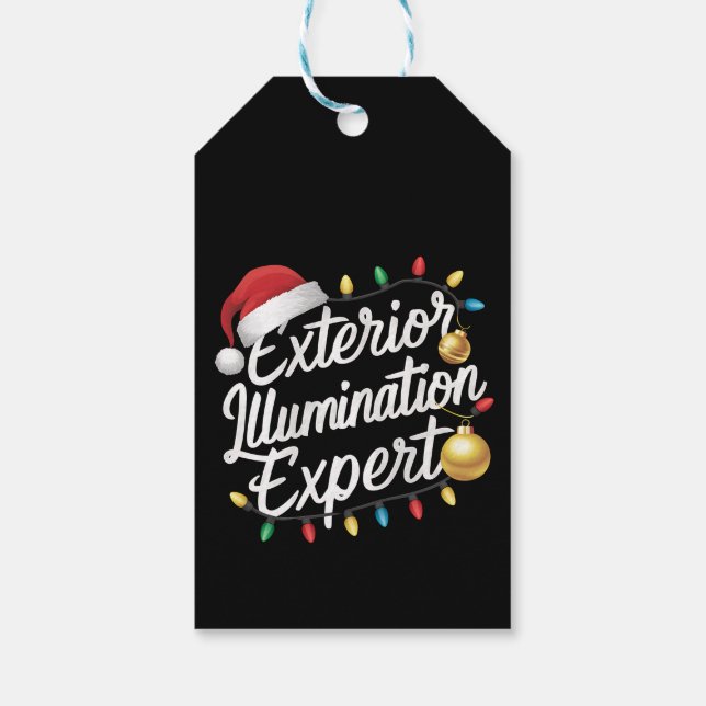 Utomhusbelysning Expert Julbelysning Dekor Presentetikett (Baksidan)