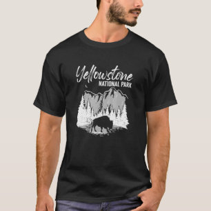 Utomhusberget Buffalo Yellowstone Natio T Shirt