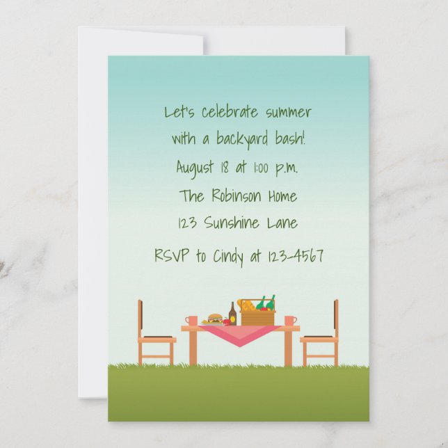 Utomhusbild Inbjudningar (Framsida)