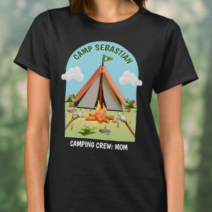 Utomhusbrandskampanj, besättning Mamma Födelsedags T Shirt