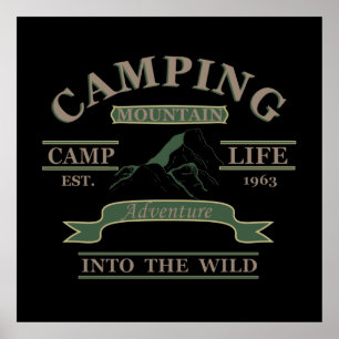 Utomhuscampingkamerans liv poster