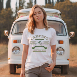 Utomhuscampingkamerans liv t shirt