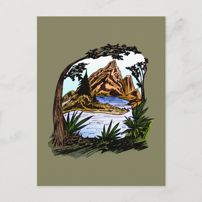 Utomhusen Vykort (Framsida)