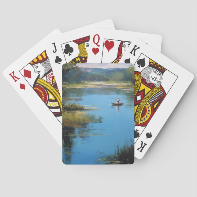 Utomhusfiske Casinokort (Baksidan)