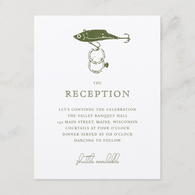 Utomhusfiske - Lure Bröllop Ringar Infoga Kraft Tilläggskort (Framsida)