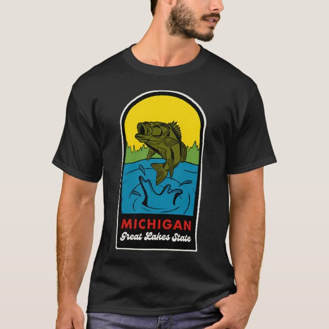 Utomhusfiske T Shirt (Framsida)
