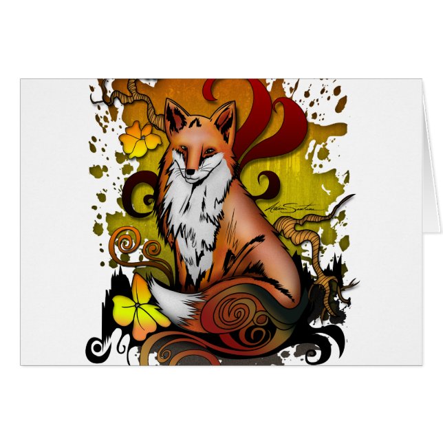 Utomhusfot Hälsningskort (Framsidan Horizontal)