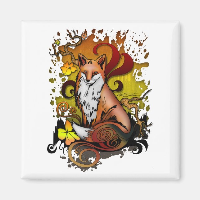 Utomhusfot Magnet (Framsidan)