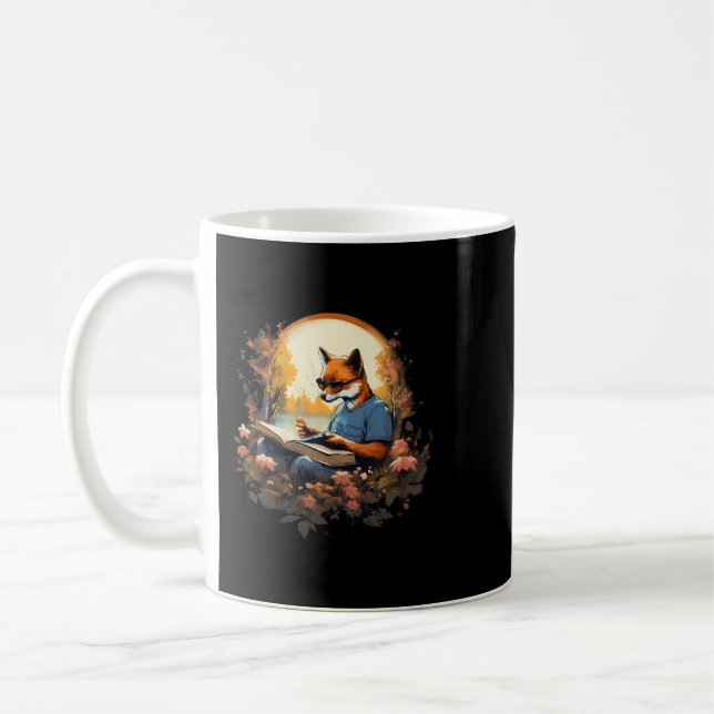Utomhusfoxläsning Bok Kaffemugg (Vänster)