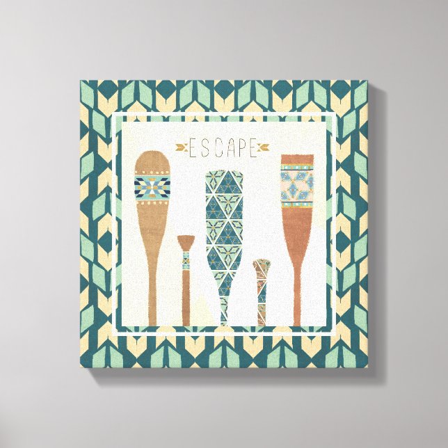 UtomhusGeo VI | Utrymme Canvastryck (Framsida)