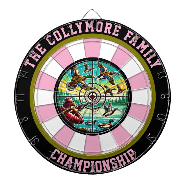 Utomhusinspirerad Anka-målbild Darttavla (Framsidan)