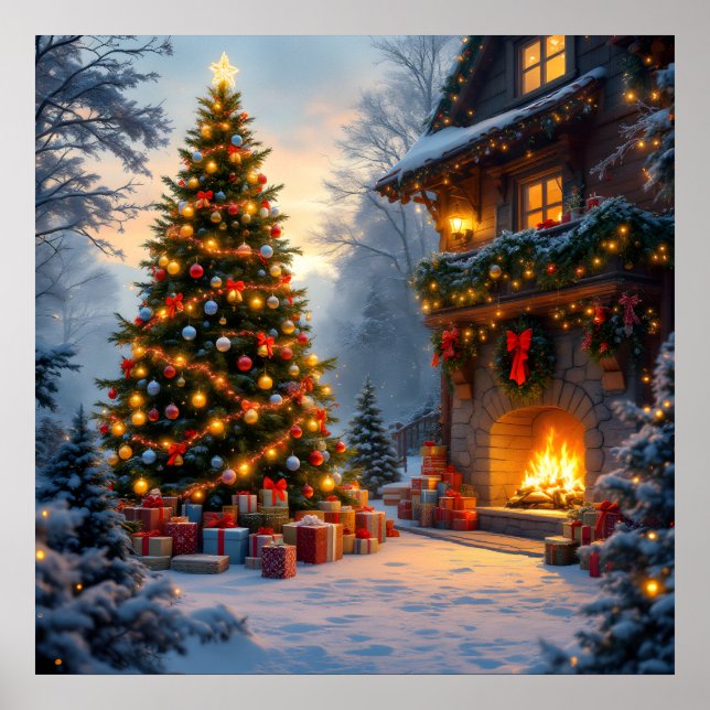 Utomhusjullen Poster (Framsidan)