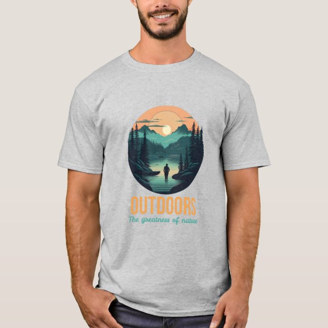 Utomhusliv T Shirt (Framsida)