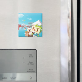 Utomhusmarknadens Roligt Magnet