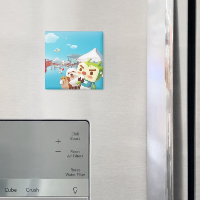 Utomhusmarknadens Roligt Magnet (In Situ (Fridge))