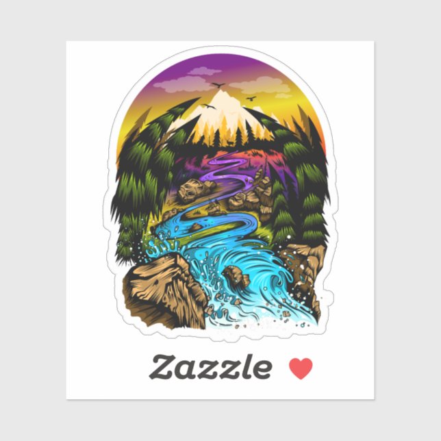 Utomhusscen Klistermärken (Ark)