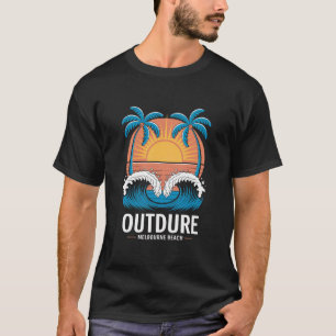 Utomhusvägar ORA Melbourne Beach Sunset T Shirt