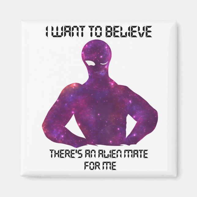 utomjording åt mig magnet (Framsidan)