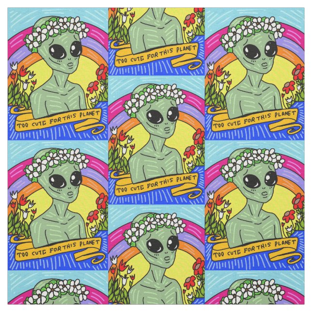 utomjording för bra för den här planeten tyg (Provkarta)