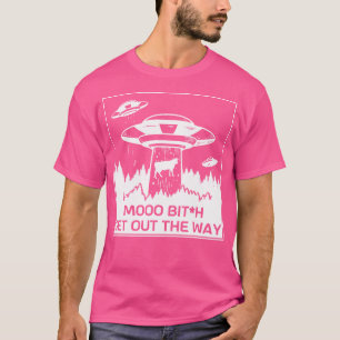 Utomjording För Vuxna Rymdfarkost Ufo Grön Område T Shirt