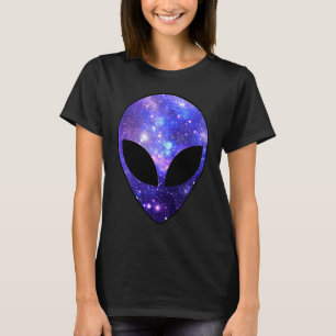 Utomjording Huvud Galax Utomjording Kostym Tro UFO T Shirt