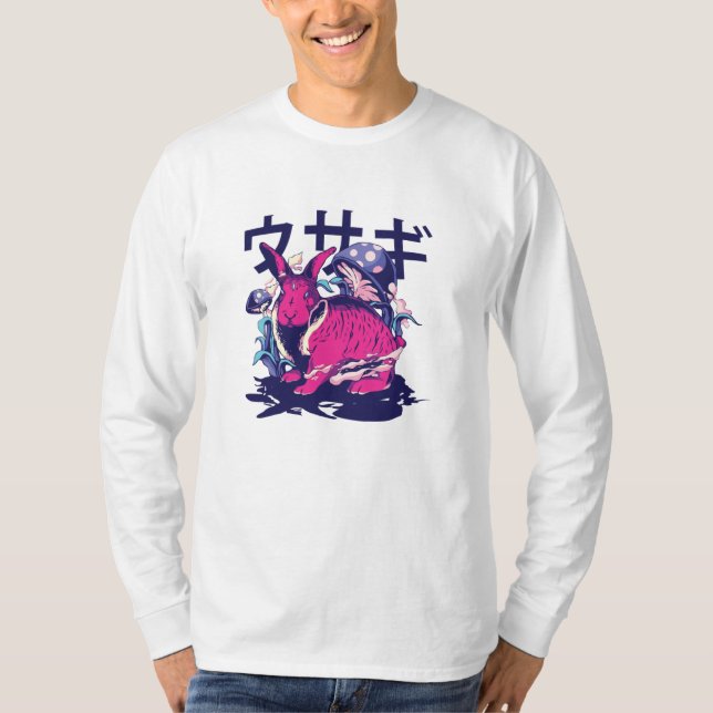 Utomjording Kanin T Shirt (Framsida)