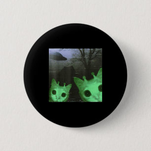Utomjording Katter Ufo Roligt Kusligt Katt Meme Fö Knapp