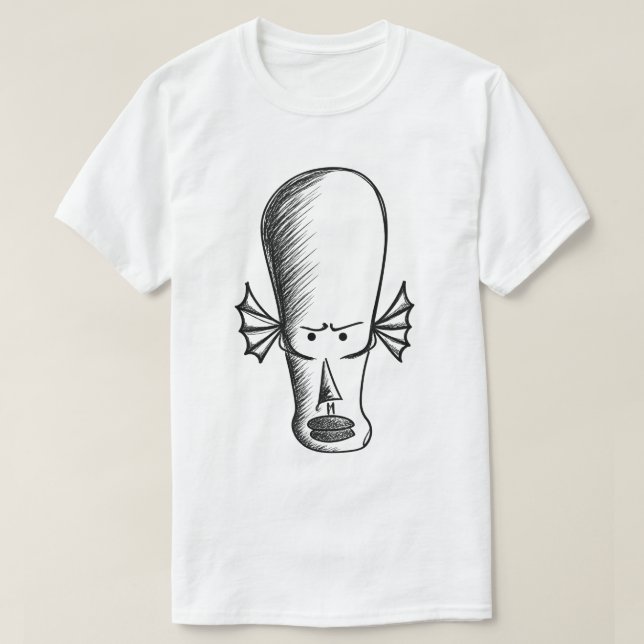 Utomjording kille t shirt (Design framsida)