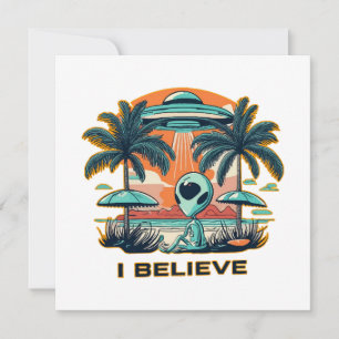 utomjording med UFO I BELIEVE