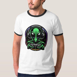 Utomjording som spelar TV-spel | Stellar Game Smas T Shirt