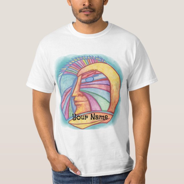Utomjording Space Man  T Shirt (Framsida)