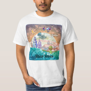 Utomjording Tower City T Shirt