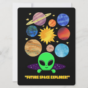UTOMJORDING, UNIVERSUM, RYMDKAPSEL, PLANET OCH AST JULKORT