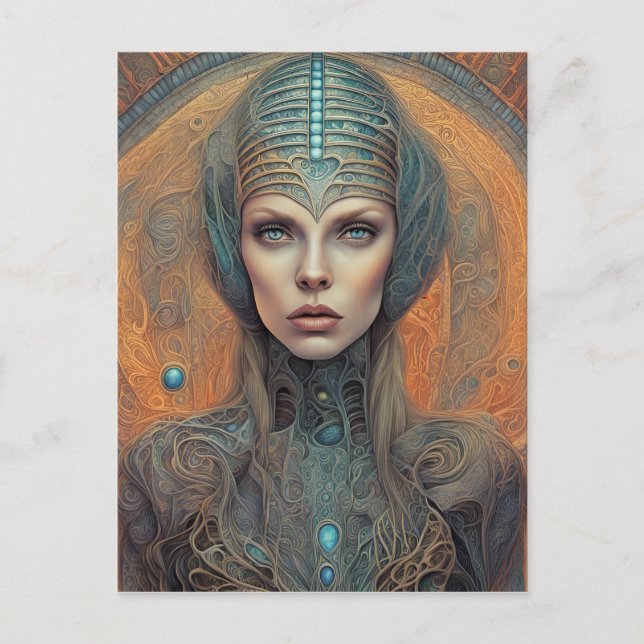 Utomjording Vykort (Framsida)