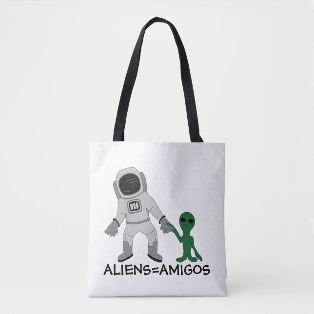 Utomjordingar = Amigos, Astronaut och extraterland Tygkasse (Framsida)