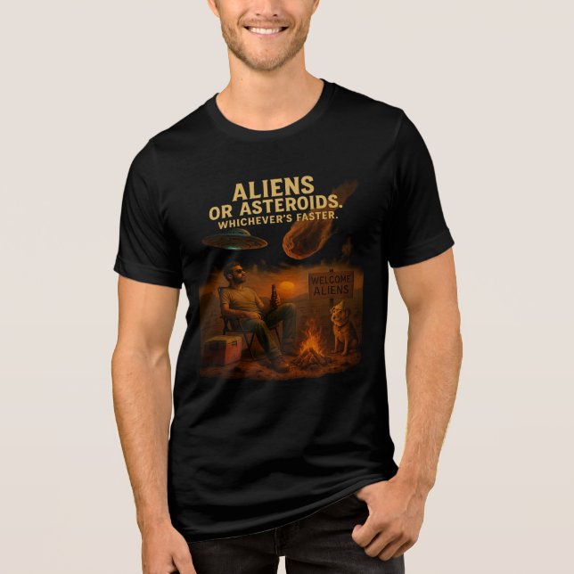 Utomjordingar eller steroider - Viktens häst T Shirt (Framsida)
