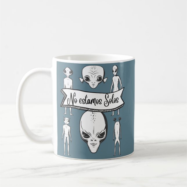 UTOMJORDINGAR EXTRATERRESTRIKTION KAFFEMUGG (Vänster)